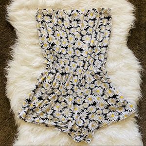 Strapless Daisy Romper